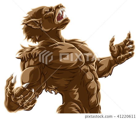 Werewolf Wolf Man Scary Horror Monster 41220611