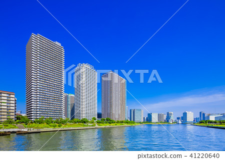 東京隅田川沿岸的高層公寓 41220640