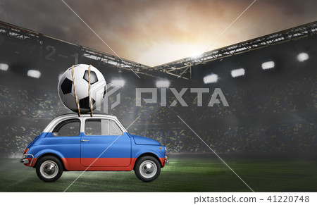 Russia, car on football stadium Russia, car on football stadium 41220748