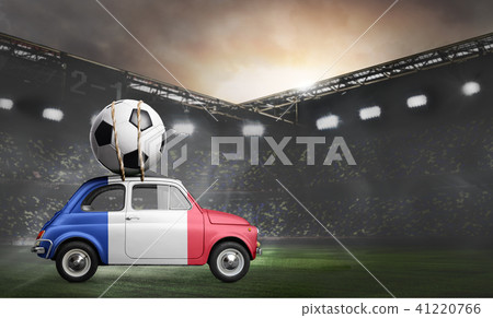 France car on football stadium France car on football stadium 41220766