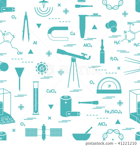 Seamless pattern with variety scientific, Seamless pattern with variety scientific, 41221210