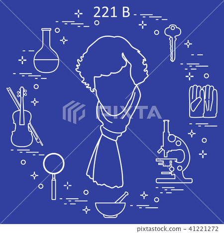 Private detective Sherlock Holmes with variety Private detective Sherlock Holmes with variety 41221272