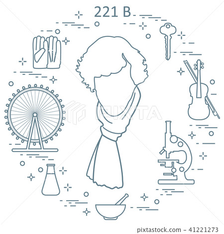 Private detective Sherlock Holmes with variety 41221273