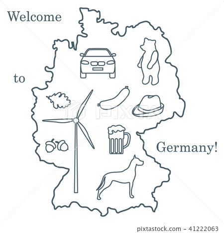 various symbols of Germany Travel and leisure. 41222063