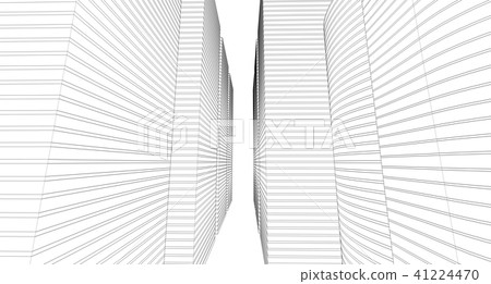 Abstract architectral drawing sketch,Illustration Abstract architectral drawing sketch,Illustration 41224470