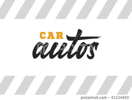 Autos vector text sign Autos vector text sign 41224983