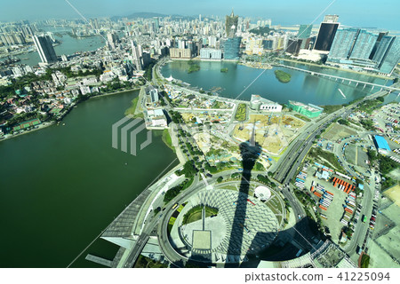 澳門旅遊塔的街道 澳門旅遊塔的街道 41225094