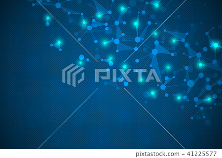 Molecular structure background. Genetic and science research. 41225577