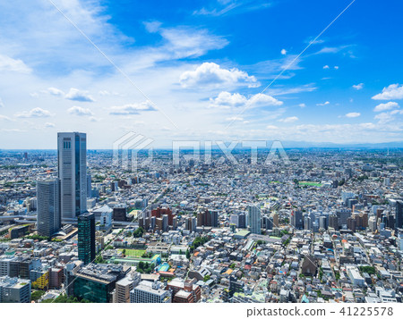 Urban landscape with Tokyo residential area spread 41225578