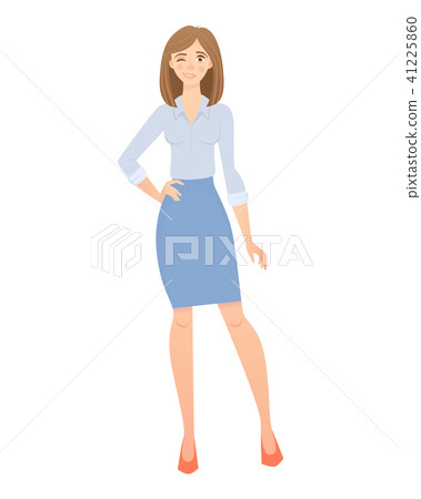 business woman isolated 41225860