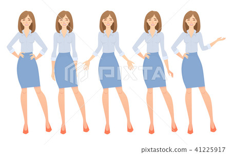 business woman set business woman set 41225917
