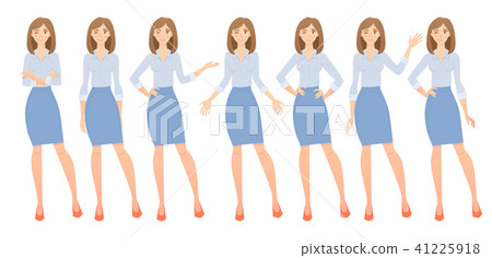 business woman set business woman set 41225918