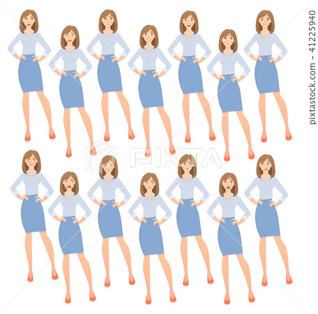business woman set business woman set 41225940