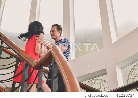 The concept of parental family quarrels, Young Couple Parents ar 41226724