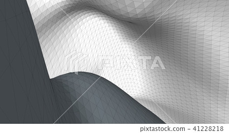 Geometric background, Abstract sketch,Wireframe 41228218