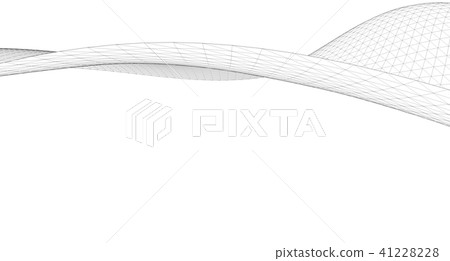Geometric background, Abstract sketch,Wireframe 41228228