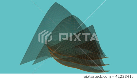 Geometric background, Abstract sketch,Wireframe 41228413