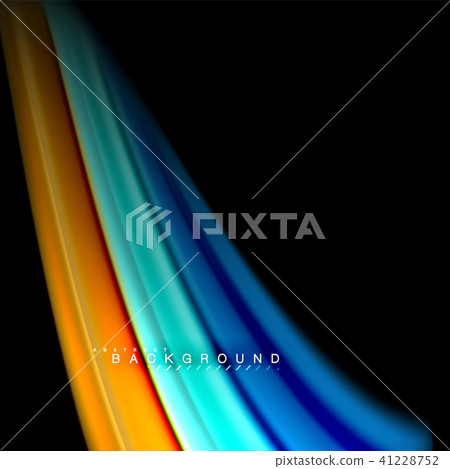 Fluid mixing colors vector wave abstract background design. Colorful mesh waves Fluid mixing colors vector wave abstract background design. Colorful mesh waves 41228752
