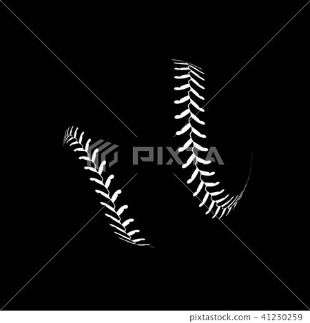 Baseball ball on white background Baseball ball on white background 41230259