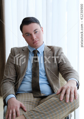 smug self satisfied business man smirk corporate smug self satisfied business man smirk corporate 41230900