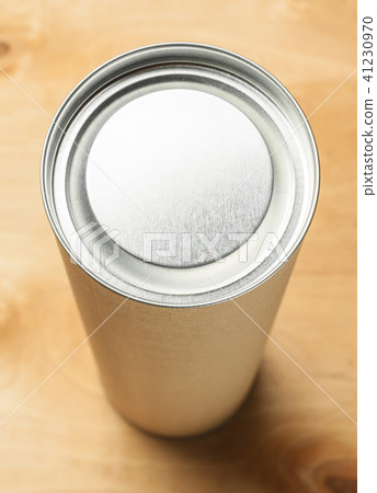 brown paper tube isolated on white background 41230970