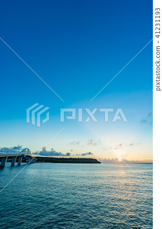 [Okinawa Prefecture] Sesoko Island at dusk 41231193