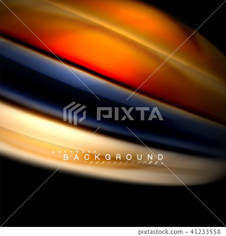 Fluid mixing colors vector wave abstract background design. Colorful mesh waves 41233558