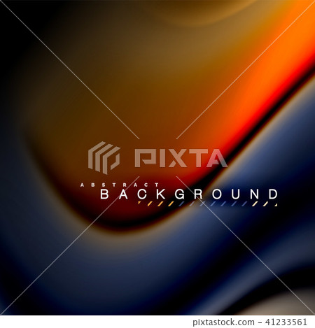Fluid mixing colors vector wave abstract background design. Colorful mesh waves 41233561