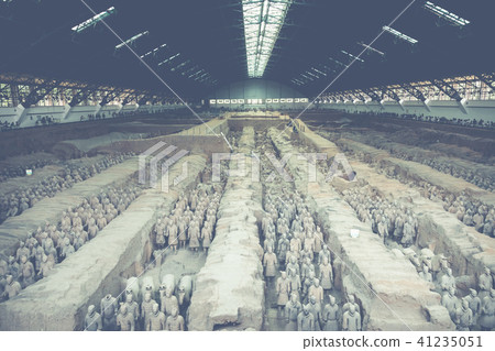 The Terracotta Army warriors in Xian 41235051