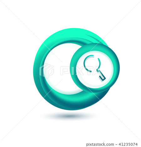 Search magnifyier web button, magnify icon. Modern magnifying glass sign, web site design or mobile Search magnifyier web button, magnify icon. Modern magnifying glass sign, web site design or mobile 41235074
