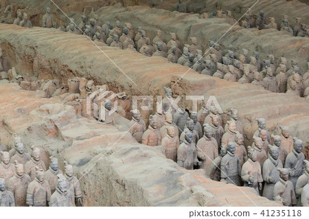 The Terracotta Army warriors in Xian 41235118