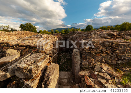 Roman ruins of Sarmizegetusa in Deva, Romania 41235565
