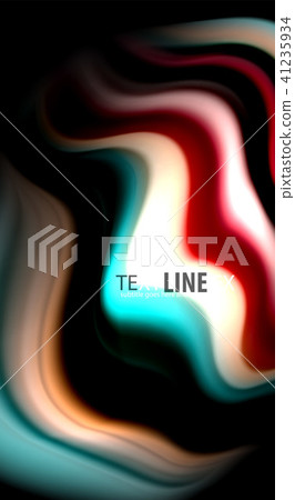 Blur color wave lines abstract background 41235934