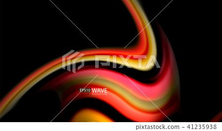 Blur color wave lines abstract background Blur color wave lines abstract background 41235938