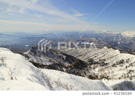 Landscape of Mt. Ueshu Mountain in the Snowy Age (March 3, 2018) Landscape of Mt. Ueshu Mountain in the Snowy Age (March 3, 2018) 41236584
