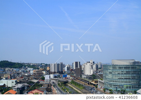 Aichi prefecture Seto city Owari Seto Station front view 41236608