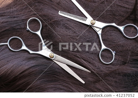Barber scissors hair cutting Barber scissors hair cutting 41237052
