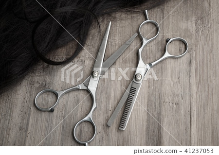 Barber scissors hair cutting Barber scissors hair cutting 41237053