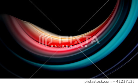 Fluid mixing colors, vector wave abstract background Fluid mixing colors, vector wave abstract background 41237135