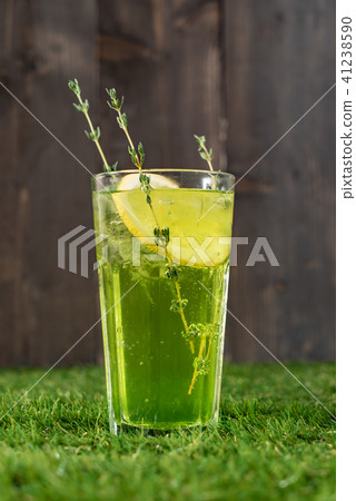 summer lemonade with fruits 41238590