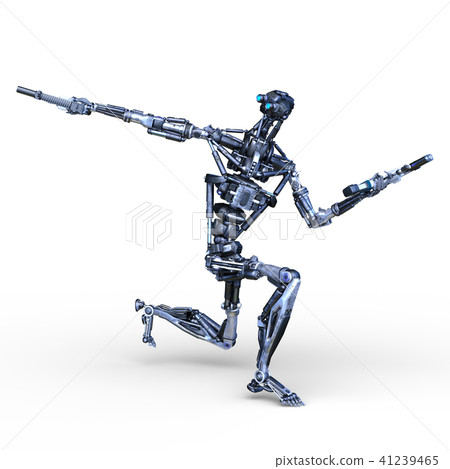 Battle robot - Stock Illustration [41239465] - PIXTA