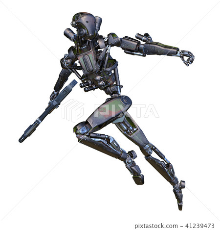 Battle robot - Stock Illustration [41239473] - PIXTA