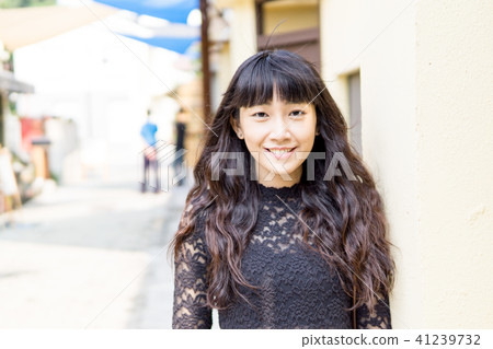 亞洲台灣台南藍晒圖女性女人女生人像肖像 亞洲台灣台南藍晒圖女性女人女生人像肖像 41239732