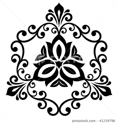 Elegant Ornament in Classic Style 41239796