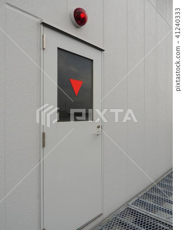 Emergency door of logistics warehouse Emergency door of logistics warehouse 41240333