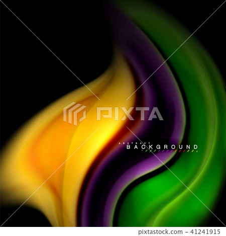 Fluid mixing colors vector wave abstract background design. Colorful mesh waves Fluid mixing colors vector wave abstract background design. Colorful mesh waves 41241915