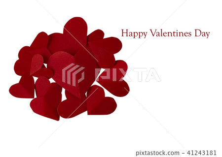 14th Valentine`s day hearts 41243181