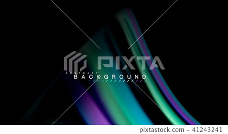 Abstract wave lines fluid rainbow style color stripes on black background. Artistic illustration for Abstract wave lines fluid rainbow style color stripes on black background. Artistic illustration for 41243241