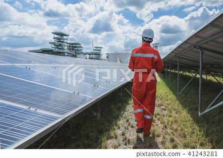 solar power plant to innovation of green energy 41243281
