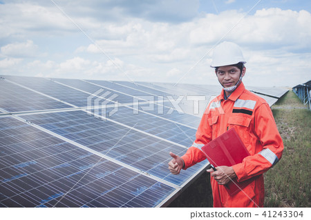 solar power plant to innovation of green energy 41243304